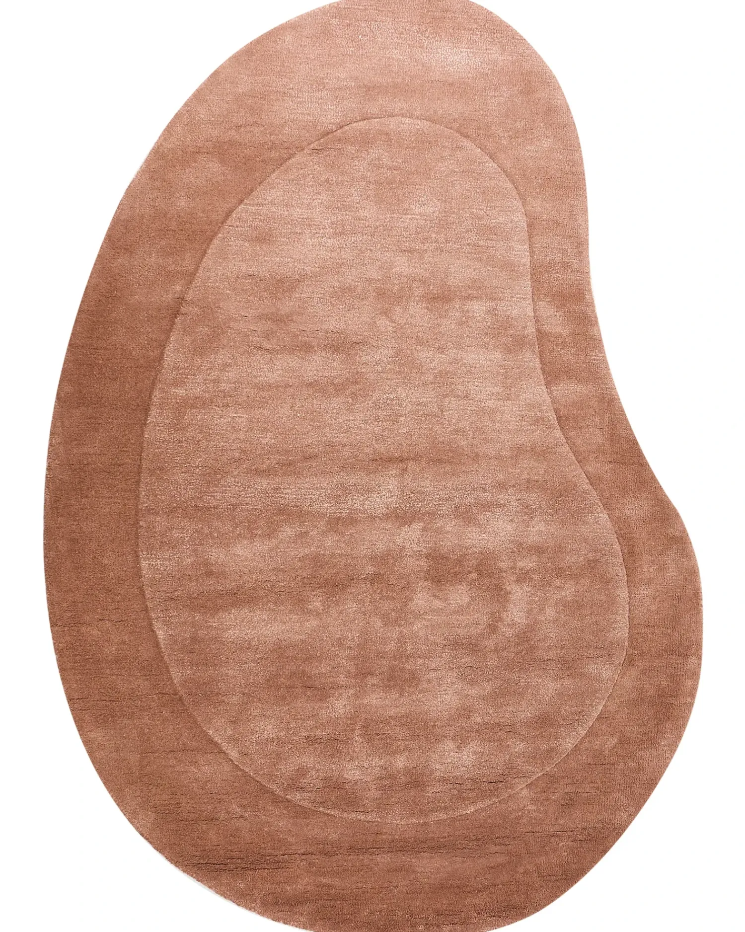 Hot Beliani Tappeto MASSO dorato 160 x 230 cm Viscosa Marrone