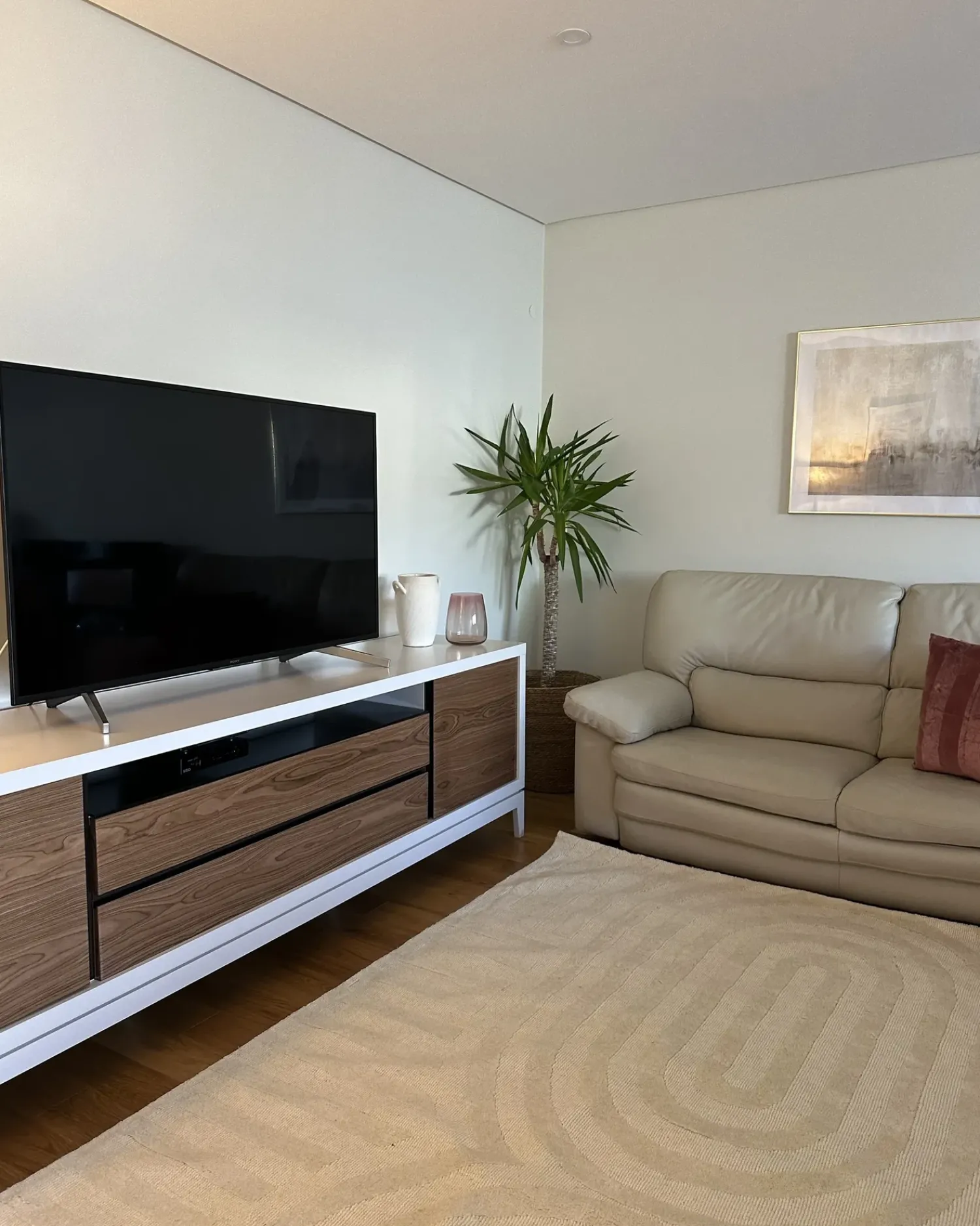New Beliani Tappeto MASTUNG Lana Beige