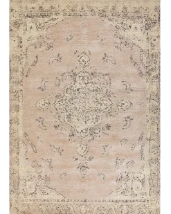 Online Beliani Tappeto MATARIM Beige 200 x 300 cm Cotone Beige Rosa
