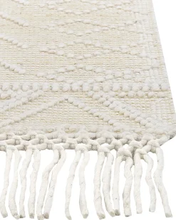 New Beliani Tappeto MAVIKENT 160 x 230 cm Lana Beige