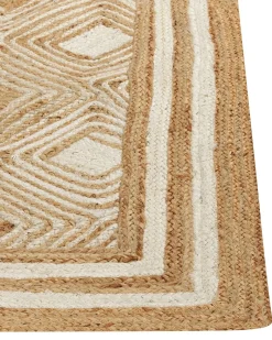 Best Beliani Tappeto MENGEN Iuta Beige