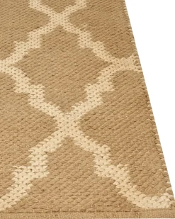 Hot Beliani Tappeto MERMER Iuta Beige