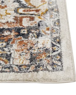 Beliani Tappeto METSAMOR Multicolore 80 x 150 cm Arancione Beige Grigio Multicolore