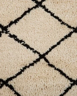 Outlet Beliani Tappeto MIDYAT Beige Beige Nero
