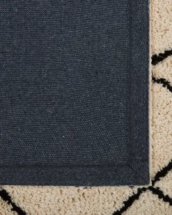 Outlet Beliani Tappeto MIDYAT Beige Beige Nero