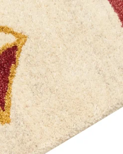 Clearance Beliani Tappeto MISINLI Beige 160 x 230 cm Lana Persiano Beige Blu Giallo Rosso Verde
