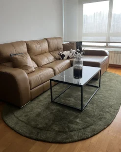 Discount Beliani Tappeto MITHA oliva 200 x 300 cm Viscosa Verde