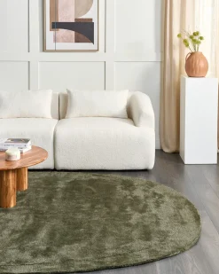 Discount Beliani Tappeto MITHA oliva 200 x 300 cm Viscosa Verde