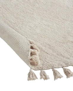 New Beliani Tappeto MITSOBI ø 120 cm Cotone Beige