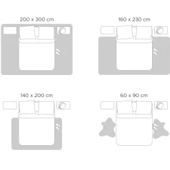 Beliani Tappeto MITSOBI ø 120 cm Cotone Bianco