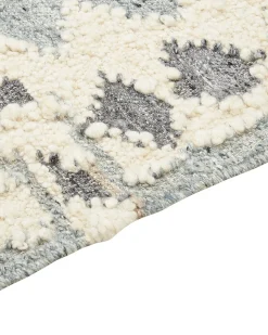 Hot Beliani Tappeto MRGAVET Beige 200 x 300 cm Lana Kilim Beige Grigio Marrone Multicolore
