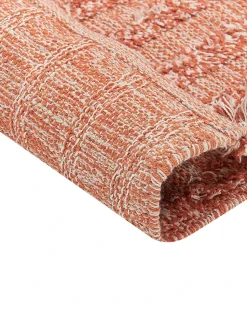 New Beliani Tappeto MUGLA Cotone Arancione