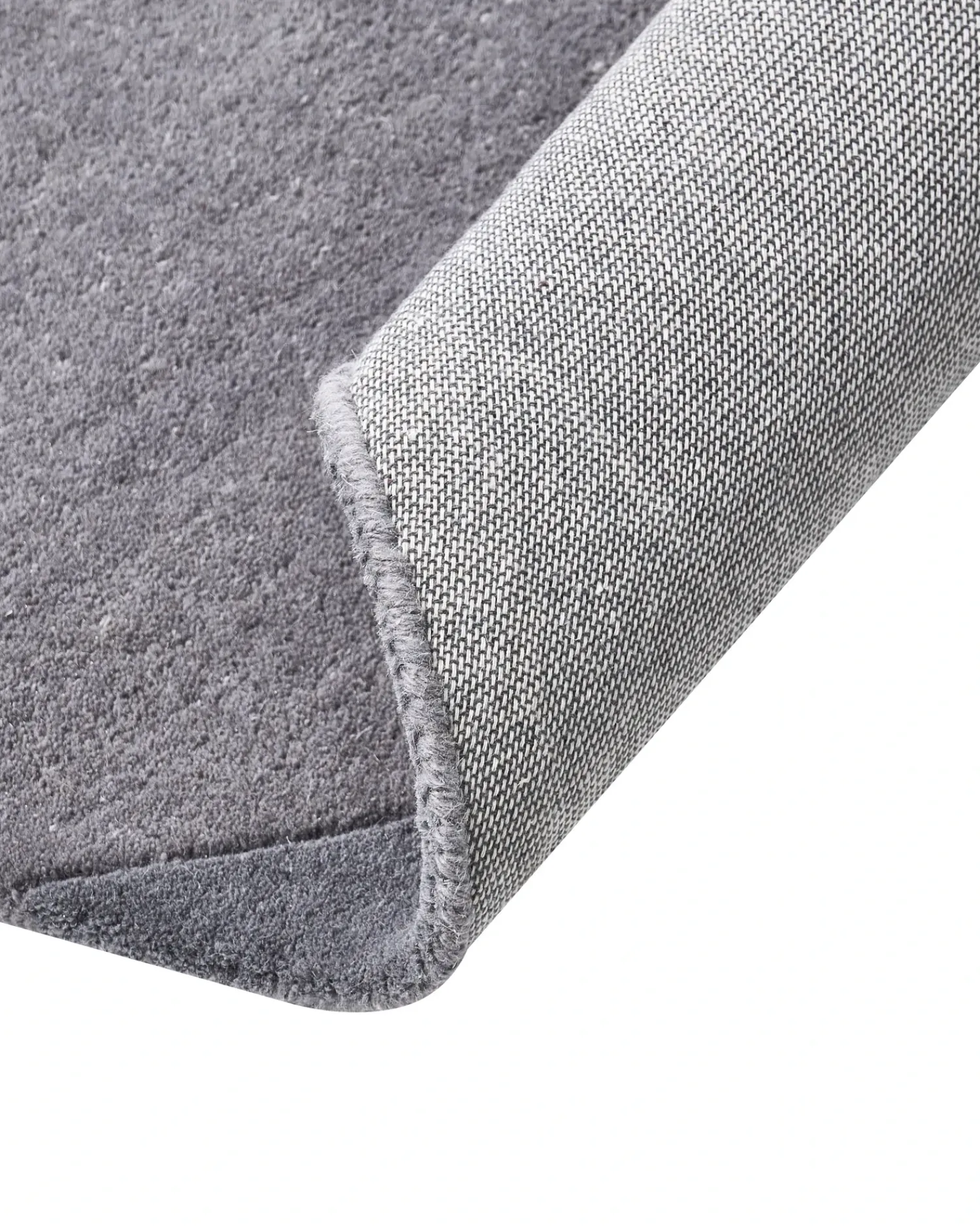 Beliani Tappeto MYSURU Grigio 160 x 160 cm Lana Beige Grigio