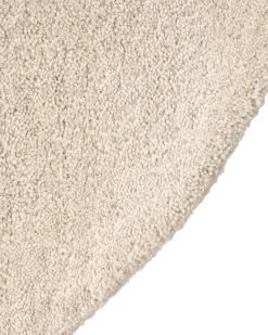 Clearance Beliani Tappeto NAINITAL sporco 160 x 230 cm Lana Bianco
