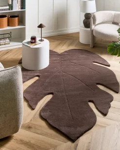Discount Beliani Tappeto NAINITAL scuro 160 x 230 cm Lana Marrone