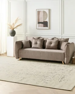 Discount Beliani Tappeto NAKUS Beige chiaro Beige Grigio