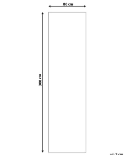 Clearance Beliani Tappeto NANDED chiaro 80 x 300 cm Iuta Beige