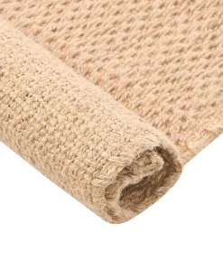 Clearance Beliani Tappeto NANDED 80 x 300 cm Iuta Beige