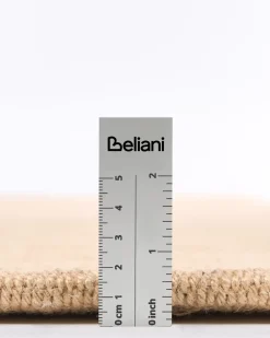 Clearance Beliani Tappeto NANDED 80 x 300 cm Iuta Beige