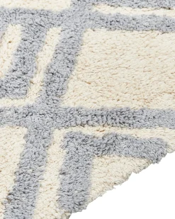 New Beliani Tappeto NEVSEHIR Beige Cotone Beige Grigio
