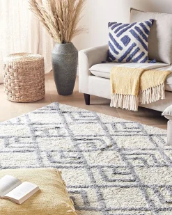 New Beliani Tappeto NEVSEHIR Beige Cotone Beige Grigio