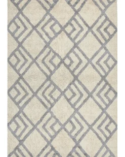New Beliani Tappeto NEVSEHIR Beige Cotone Beige Grigio