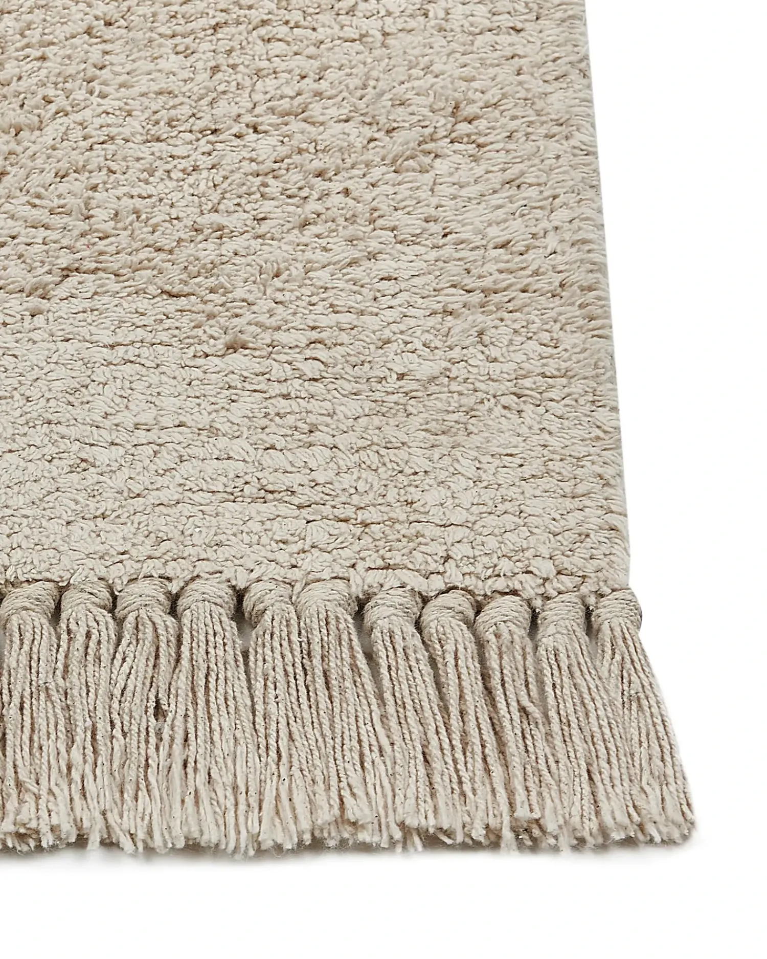 Hot Beliani Tappeto NURU Beige chiaro Cotone Beige Nero