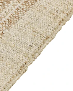 Sale Beliani Tappeto ORTAOBA Beige Iuta Beige Naturale