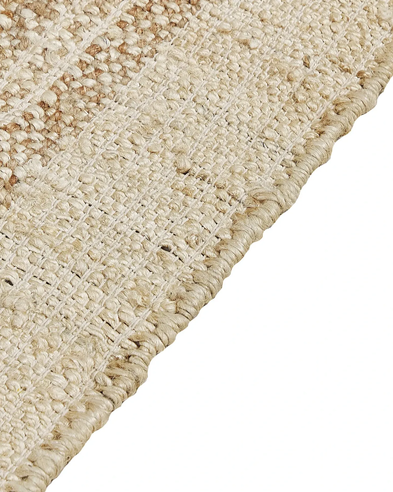 Sale Beliani Tappeto ORTAOBA Beige Iuta Beige Naturale
