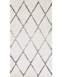 Outlet Beliani Tappeto PENDIK Beige chiaro Cotone Beige Grigio