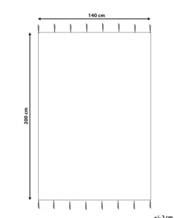 Discount Beliani Tappeto per bambini ALAKOL Multicolore 140 x 200 cm Cotone Beige Nero Viola Verde