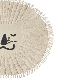 Clearance Beliani Tappeto per bambini BADHANI Beige ø 140 cm Cotone Beige Nero