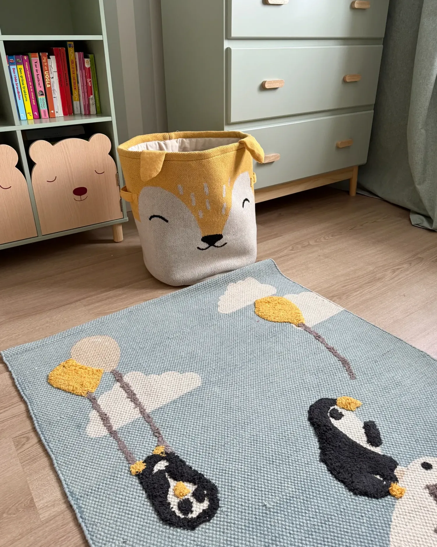 Discount Beliani Tappeto per bambini BARUS Multicolore 80 x 150 cm Cotone Bianco Blu Giallo Nero Multicolore