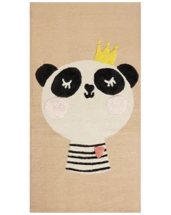 Online Beliani Tappeto per bambini BUNAN Beige 80 x 150 cm Cotone Beige Bianco Giallo Nero