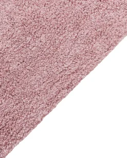 Beliani Tappeto per bambini CAPARLI 140 x 200 cm Cotone Rosa
