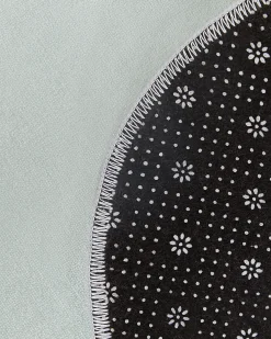 Beliani Tappeto per bambini CUMULUS Verde menta 90 x 120 cm Bianco Verde Nero