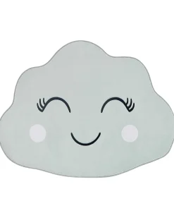Beliani Tappeto per bambini CUMULUS Verde menta 90 x 120 cm Bianco Verde Nero