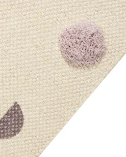 Discount Beliani Tappeto per bambini CURUP Multicolore 80 x 150 cm Cotone Beige Multicolore