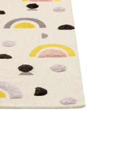 Discount Beliani Tappeto per bambini CURUP Multicolore 80 x 150 cm Cotone Beige Multicolore