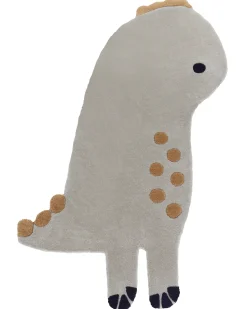 Online Beliani Tappeto per bambini DINO 100 x 160 cm Lana Grigio
