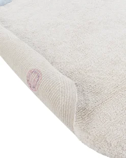 Beliani Tappeto per bambini DUREVI Beige chiaro ø 120 cm Cotone Beige Multicolore