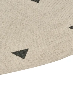 Hot Beliani Tappeto per bambini DURG Beige ø 140 cm Cotone Beige Nero