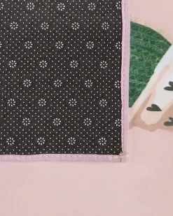Discount Beliani Tappeto per bambini ELDIVAN Rosa 80 x 150 cm Rosa Verde
