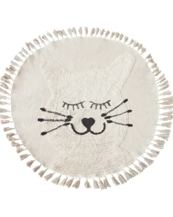 New Beliani Tappeto per bambini ETSERI ø 120 cm Cotone Beige