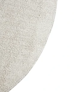 Clearance Beliani Tappeto per bambini HEART Beige ø 140 cm Cotone Beige Nero