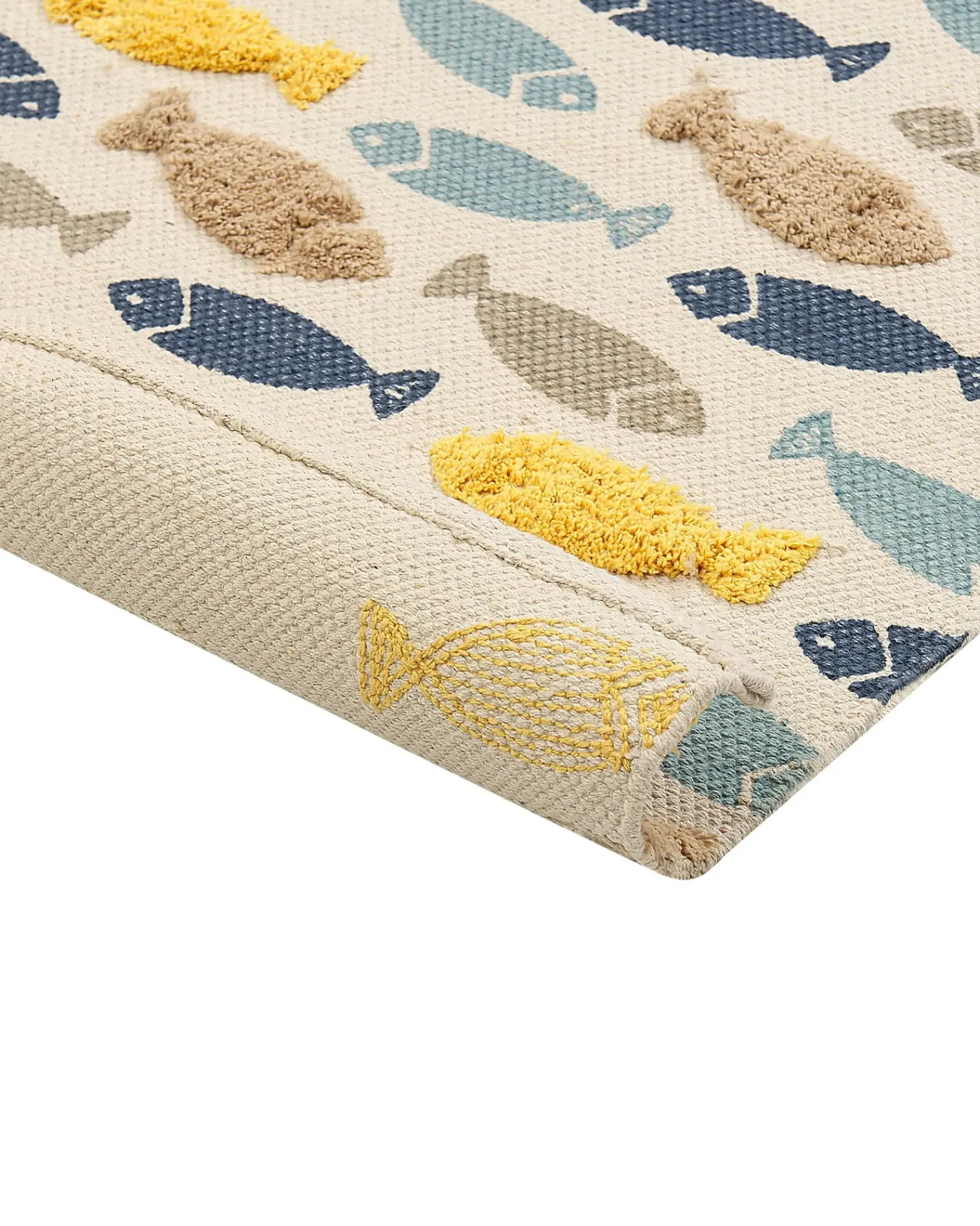 Best Beliani Tappeto per bambini IPUH 80 x 150 cm Cotone Multicolore