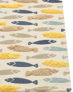 Best Beliani Tappeto per bambini IPUH 80 x 150 cm Cotone Multicolore