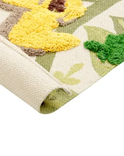 Discount Beliani Tappeto per bambini JANHTO Verde 80 x 150 cm Cotone Giallo Marrone Verde Multicolore
