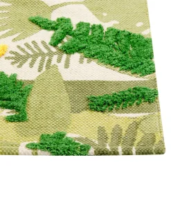 Discount Beliani Tappeto per bambini JANHTO Verde 80 x 150 cm Cotone Giallo Marrone Verde Multicolore