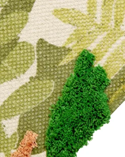 Discount Beliani Tappeto per bambini JANHTO Verde 80 x 150 cm Cotone Giallo Marrone Verde Multicolore